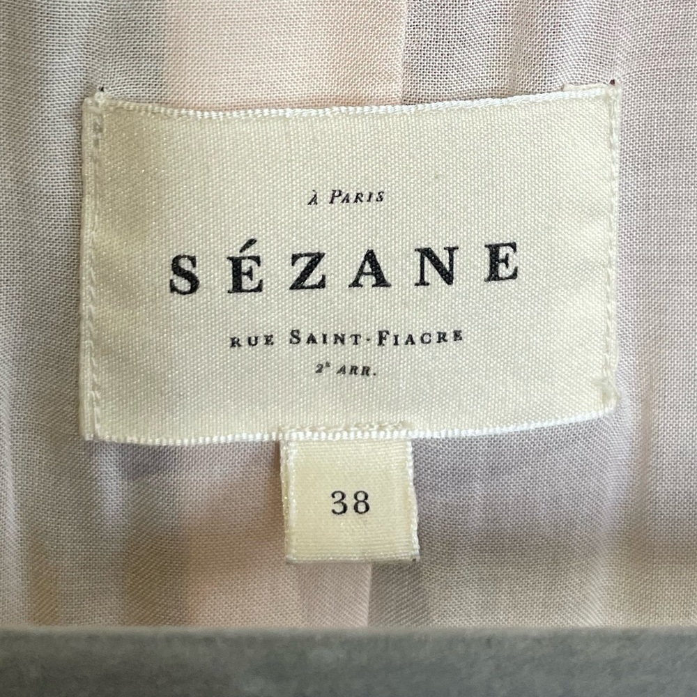 SEZANE Cream Red Rose Floral Patchwork Sleeveless Flowy Silk Alameda Maxi Dress - Picture 15 of 16